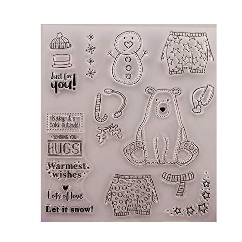 Suechi Dog Silicone Clear Stamp Cling Seal DIY Scrapbook Embossing ...