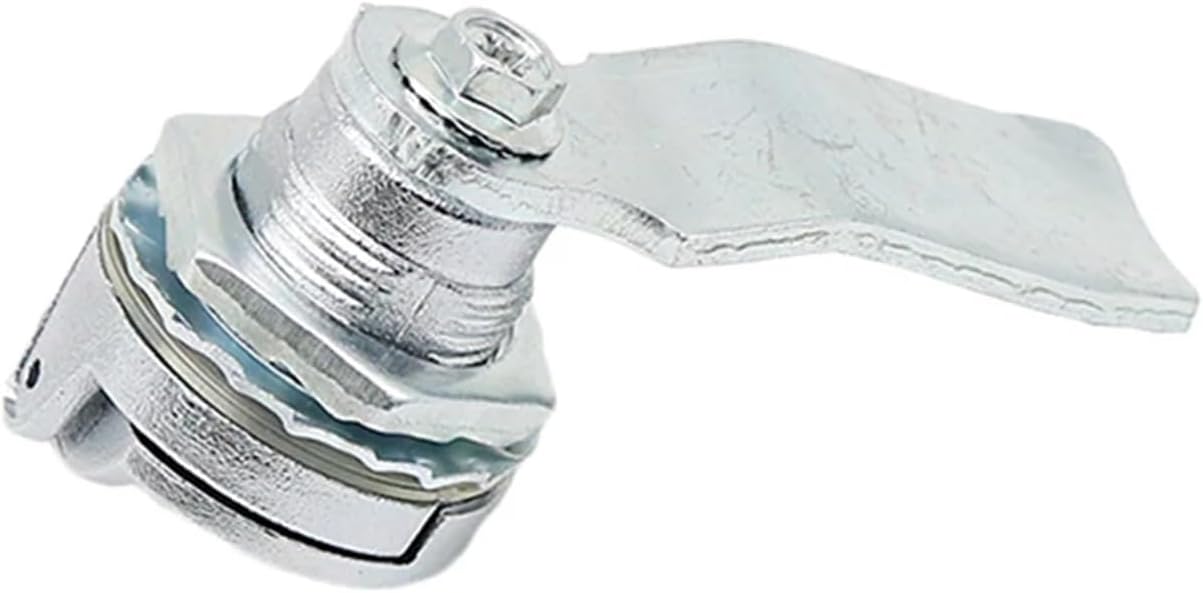 MS705-3A Tongue Lock Iron Sheet Cabinet Control Box Cylindrical Lock With Cover A705 Triangle Lock Key Letter 1Pcs(Triangle with key)