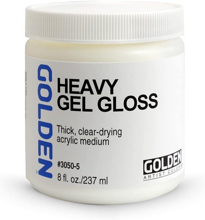 Golden Artist Colors - Heavy Gel Gloss - 8 oz Jar