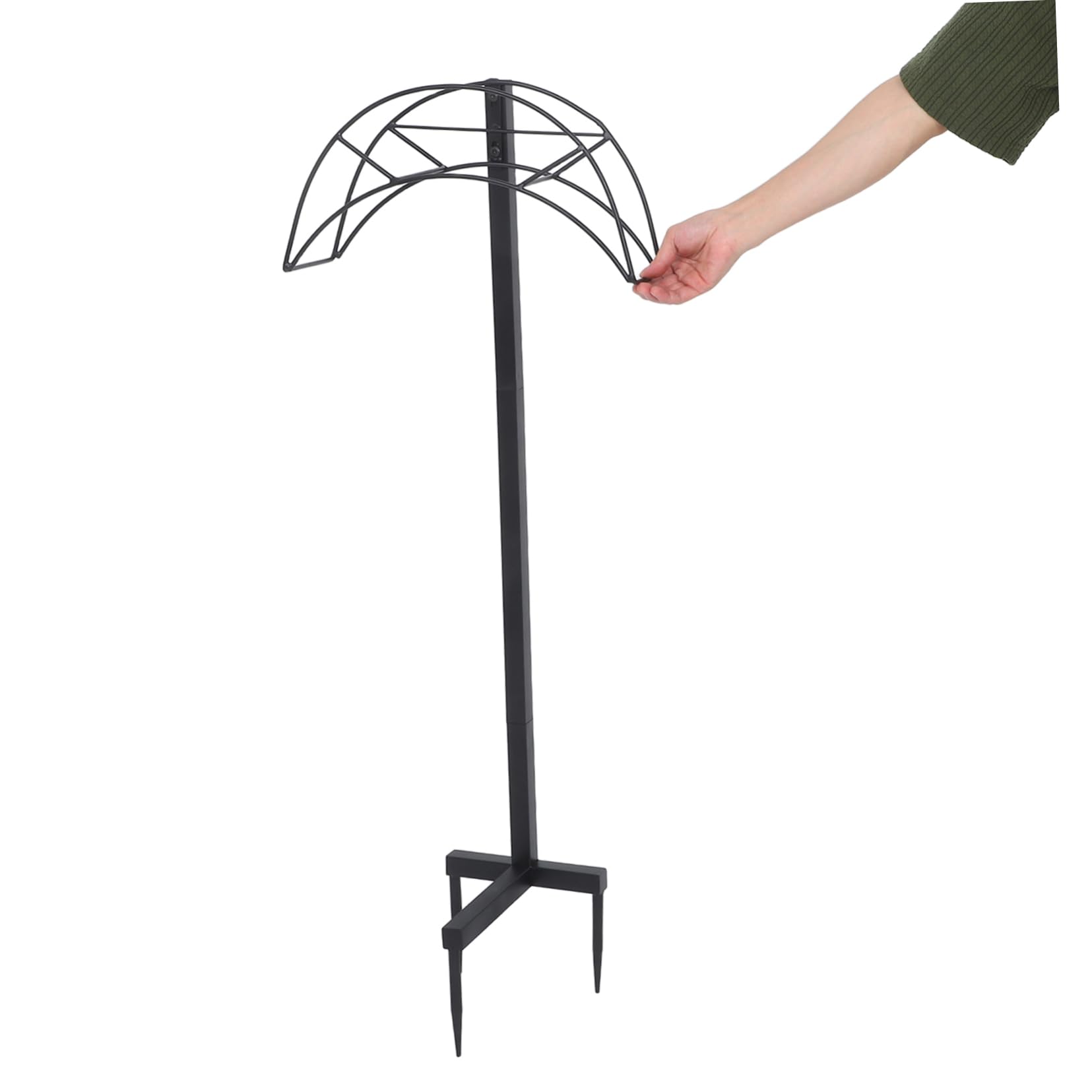 TOYANDONA Soporte Para Manguera De Jardín De Metal Resistente Para Jardín Patio Exterior Organizador De Manguera De Agua Para Almacenamiento