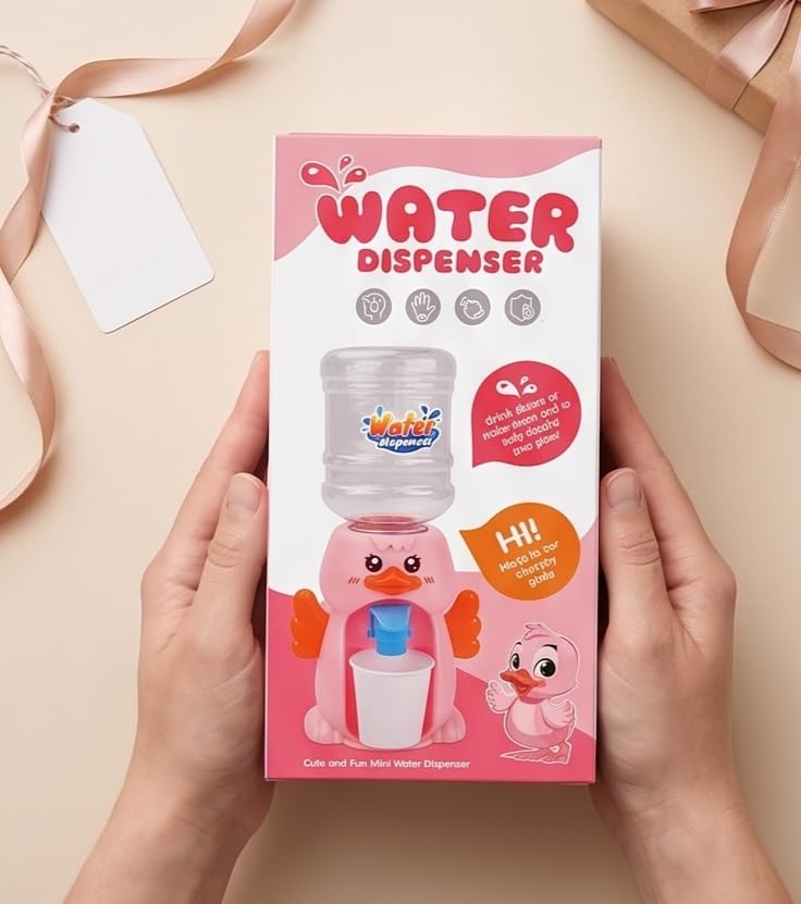 V KUBRA TRADERS Duck Mini Water Dispenser Toy (Pink) - Image 6
