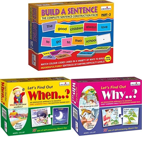 Buy Creative Educational Aids P. Ltd. Build A Sentence - 3 (Multi-Color ...
