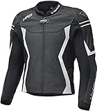 Held Street 3.0 Motorrad Lederjacke (Black/White,52)