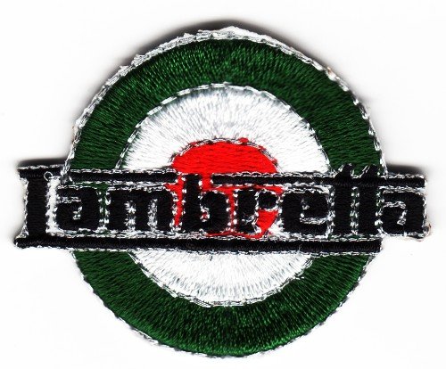 Sew-on Iron-on Embroidered Patch Badge MOD Target Italia Lambretta (Italy)