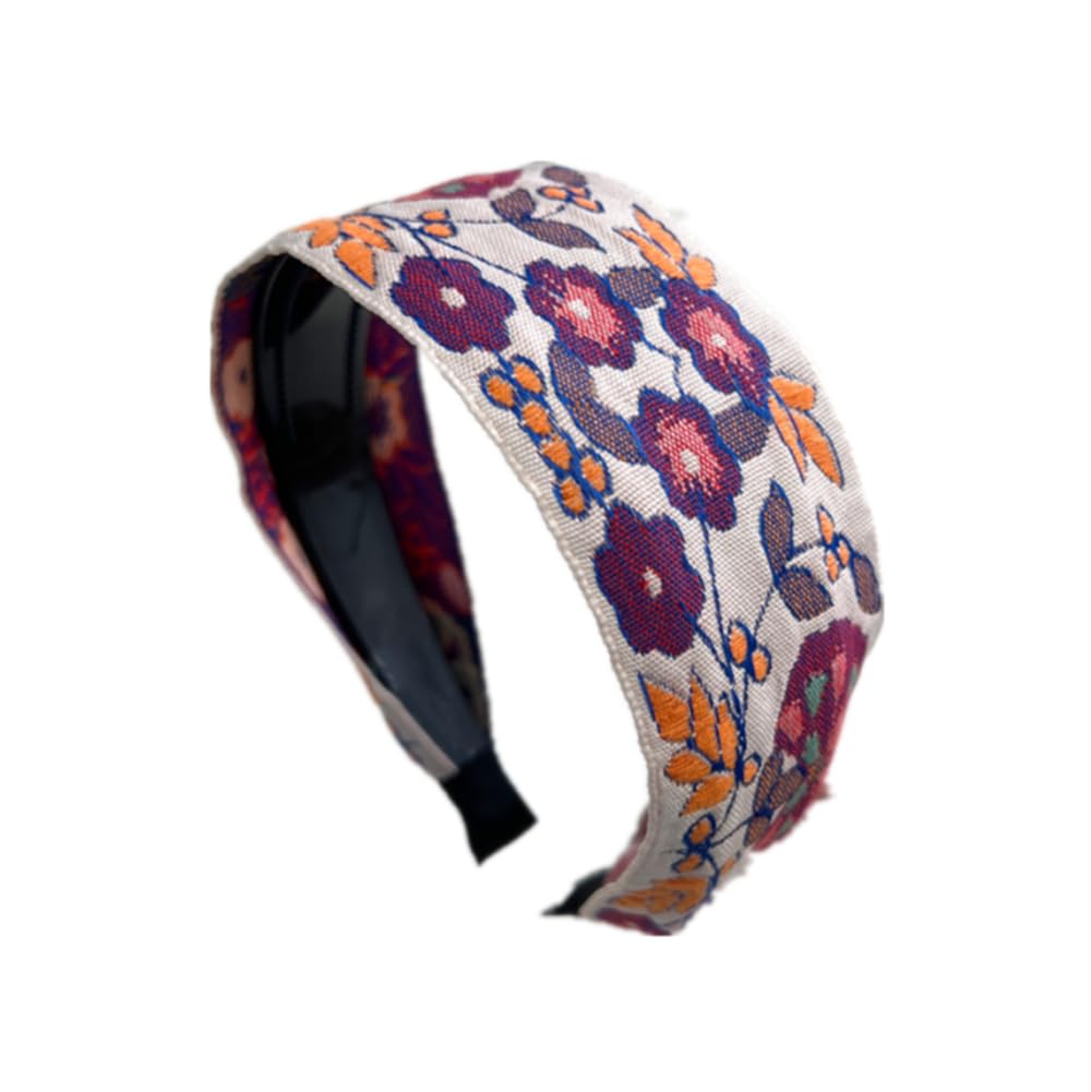 Twist Hard Headbands for Women Knotted Head Bands for Women's Hair Floral Boho Headbands Twist Knot Stylish Headband for Women (3Colors, Wide Style, One size fits most) image 3