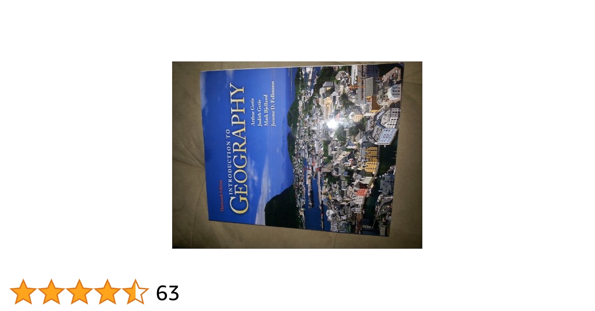 Introduction to Geography　地理　アーサー・ゲティス Introduction to Geography 地理 アーサー・ゲティス