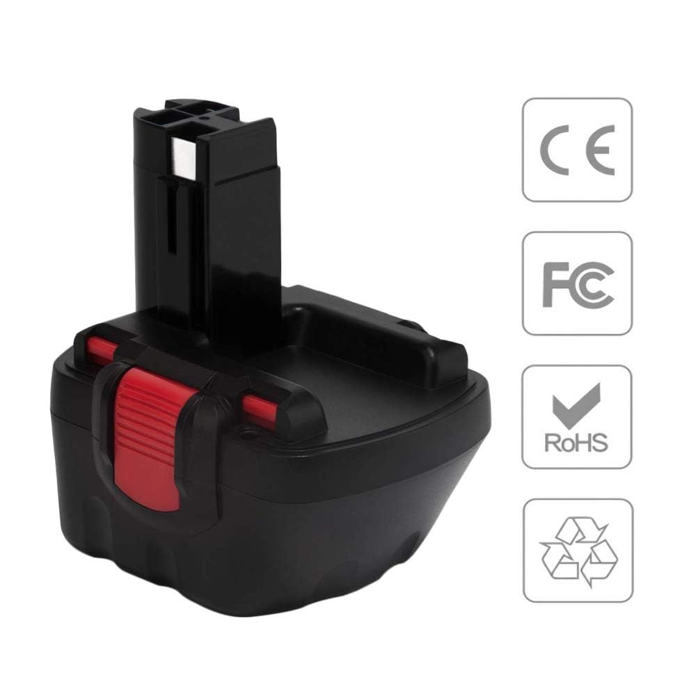2Pack 12V 3600mAh NI-MH Batterie di ricambio BAT043 per Bosch Batterie BAT043