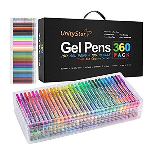 Caneta marcador permanente em gel Weite, caneta marcador de 48 cores, refil de caneta marcadora, não