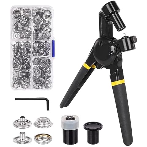 Yofuly Heavy Duty Snap Fasteners Tool Kit Cover