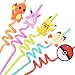 Party Supplies Drinking Plastic Straws Reusable For Baby Kids Birthday favors With cleaning brush (25PCS)