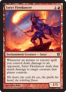 Magic The Gathering - Satyr Firedancer (108/165) - Born of The Gods