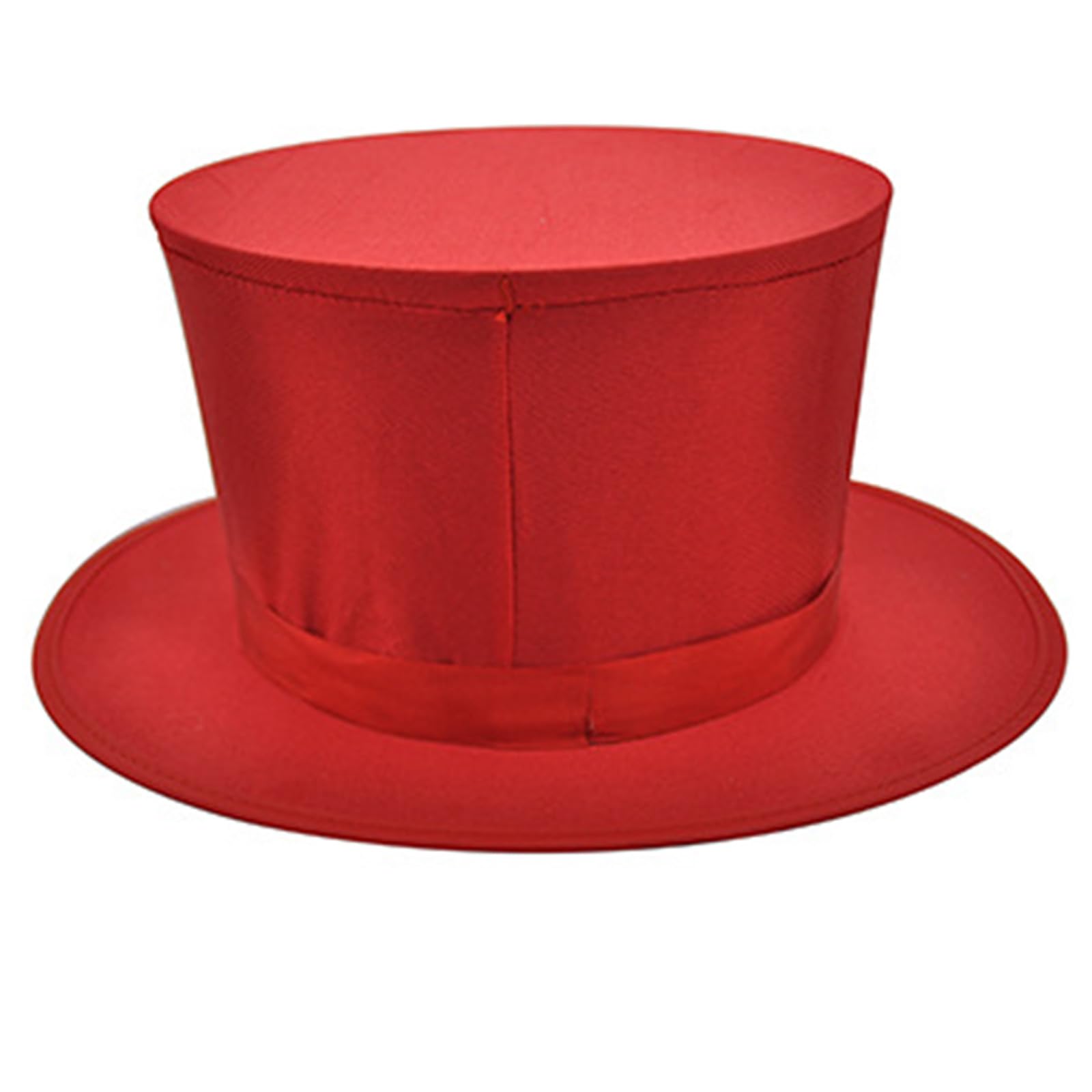 HGENAHGTF Top Hat for Adults Show Round Cap Stage Props Spring Magician Masquerade Accessories Gentleman Black