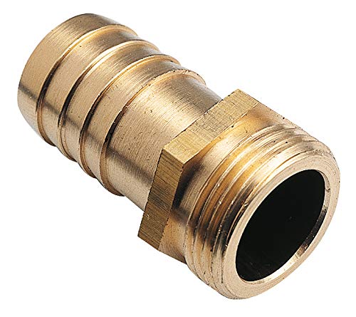 SOMATHERM FOR YOU - Raccord laiton cannelé Droit Mâle 26/34 - Tuyau D.25