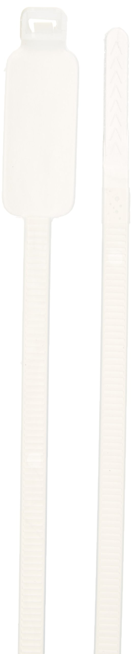 Aviditi CTID75 - Cable de identificación de nailon, 7 pulgadas de longitud, resistencia a la tracción de 50 libras, color blanco (caja de 1000)