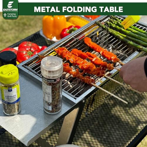Small-Folding-Table-Easy-for-Storage-Compact-and-Portable-Picnic-Table-for-Grill-Outdoor-Camping-Garden-Patio-Dining-BBQ-Party-Market-2Ft-Small-Black