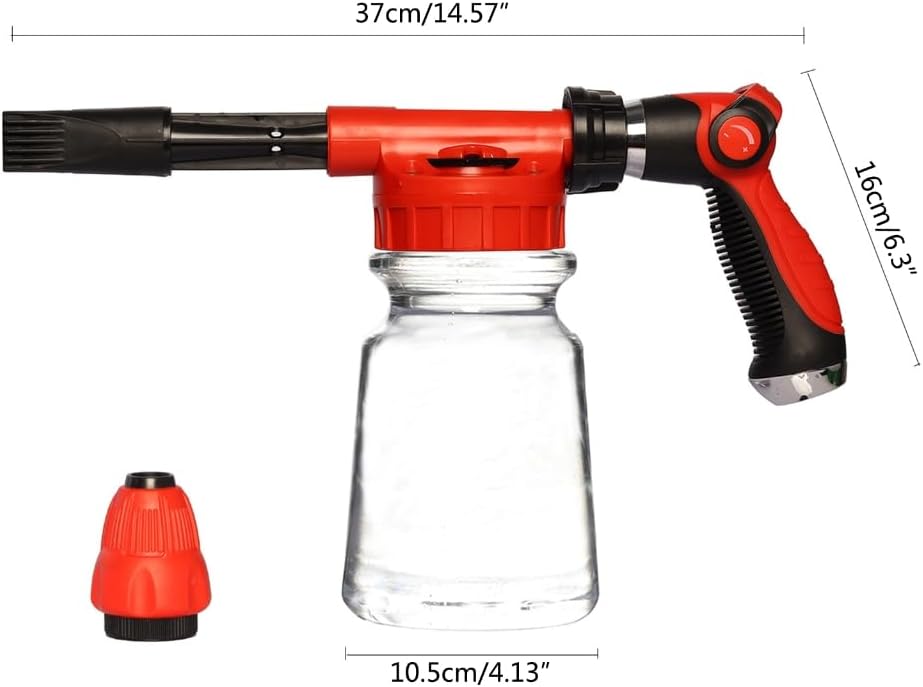 1L Foam Sprayer Nozzle Car Washing Large Capacity Car Cleaning Accessory