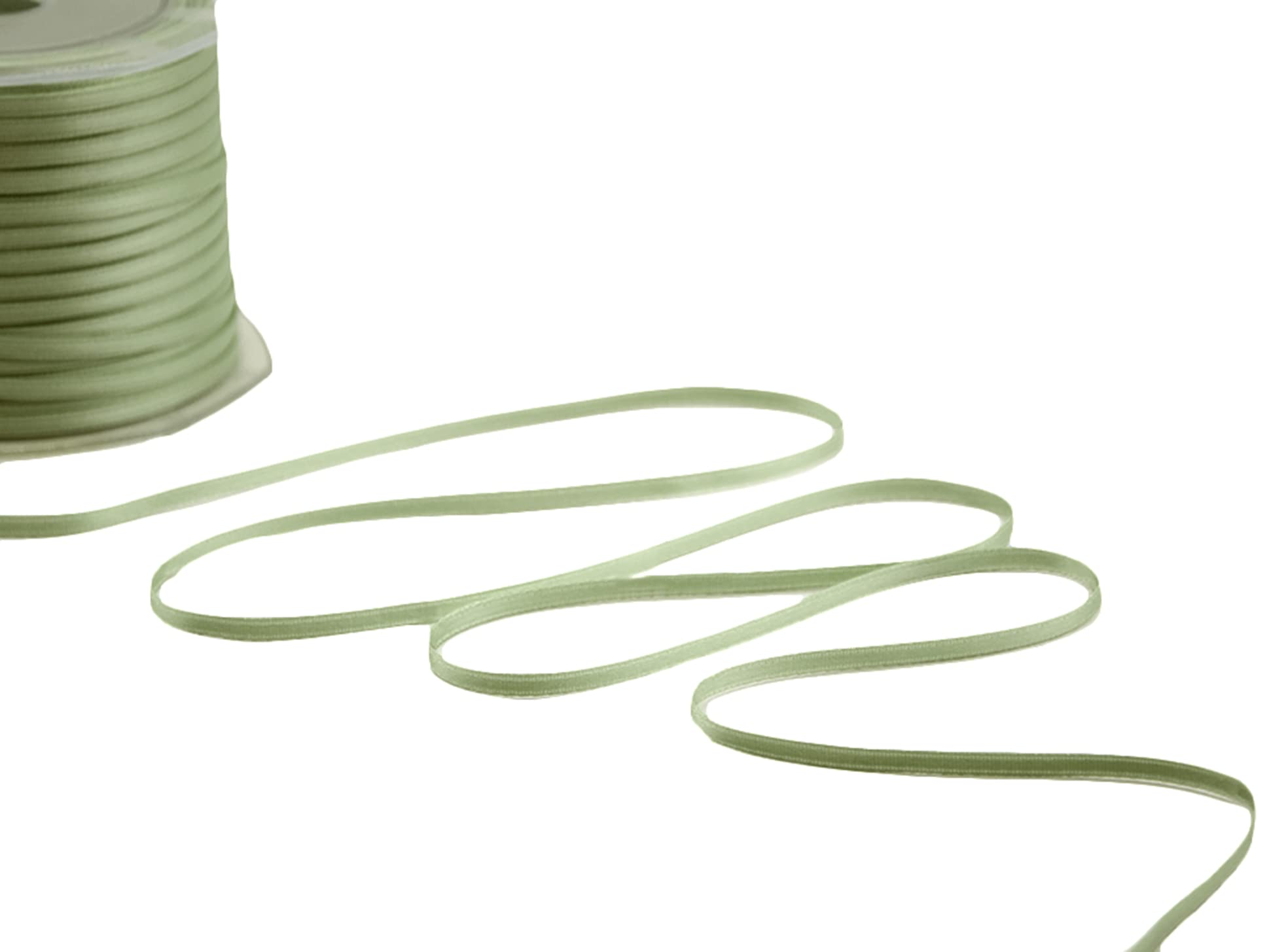 Furlanis Sea Green Ribbon, Satin, 3 Mm X 50 M