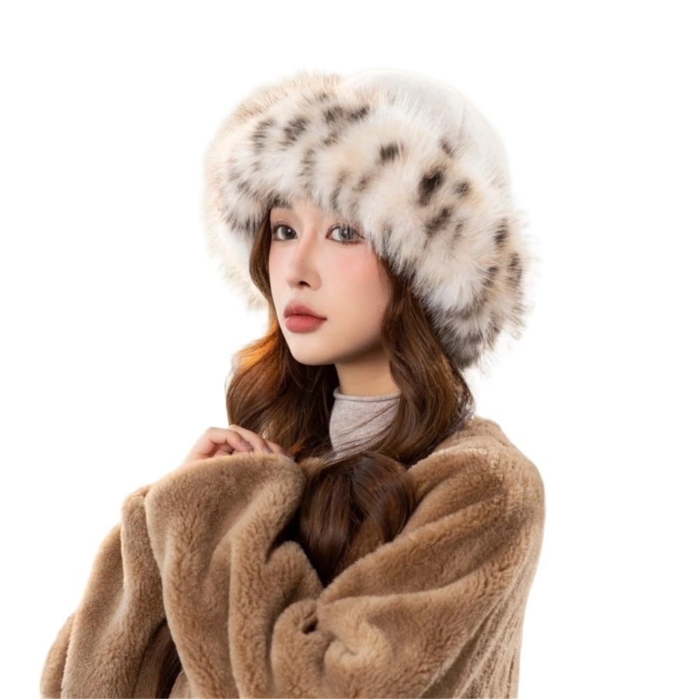 Casquette de pêcheur chaude imprimé léopard pour femme active