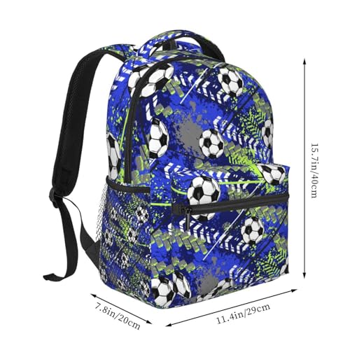 Soccer Ball Backpack Lightweight Travel Casual Bags Large Capacity Travel Daypack Bag2
