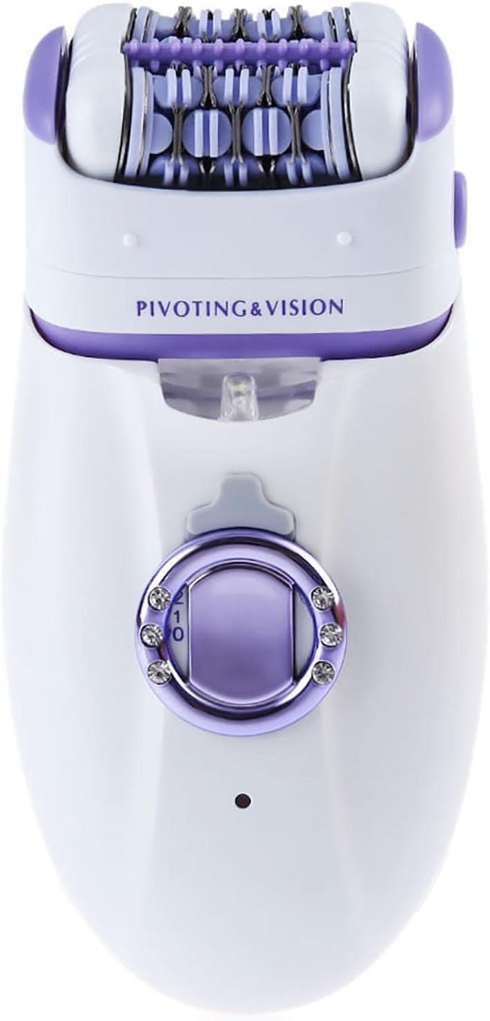 Epilatore Rasoio Trimmer - Epilazione Sistema Di Taglio Dei Capelli, Rasoio Elettrico Asciutto E Bagnato for Gambe, Epilatore for La Depilazione for Donne, Rasoio Portatile for Rasatura Del Viso, Stru
