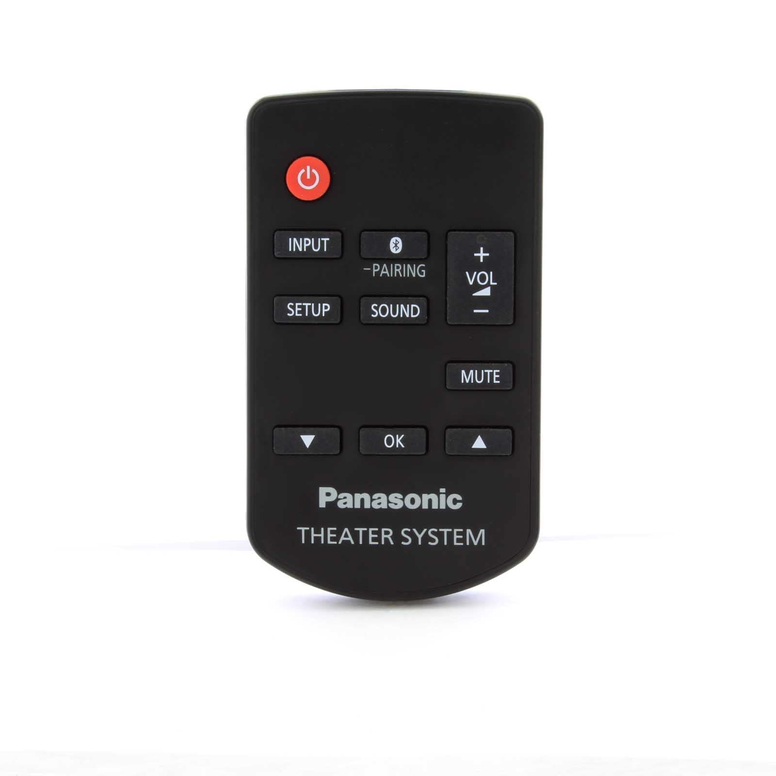 AULCMEET N2QAYC000126 Replacement Remote Control Compatible with Panasonic Soundbar SCHTE180EBK SCHTE180EBS SCHTE180EES SCHTE80PPK SUHTB680 SU-HTB680