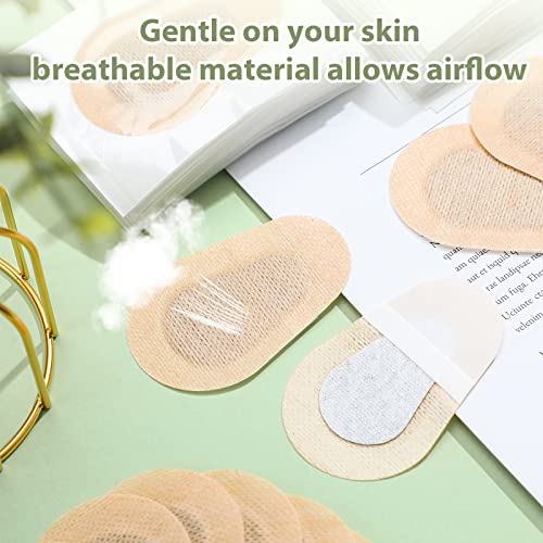 Image of Panitay 40 Pcs Adhesive Eye Patches for Adults,3 X 2 Inch,Nude