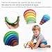 Imagen de KQDRAVINE arco iris de madera de juguete