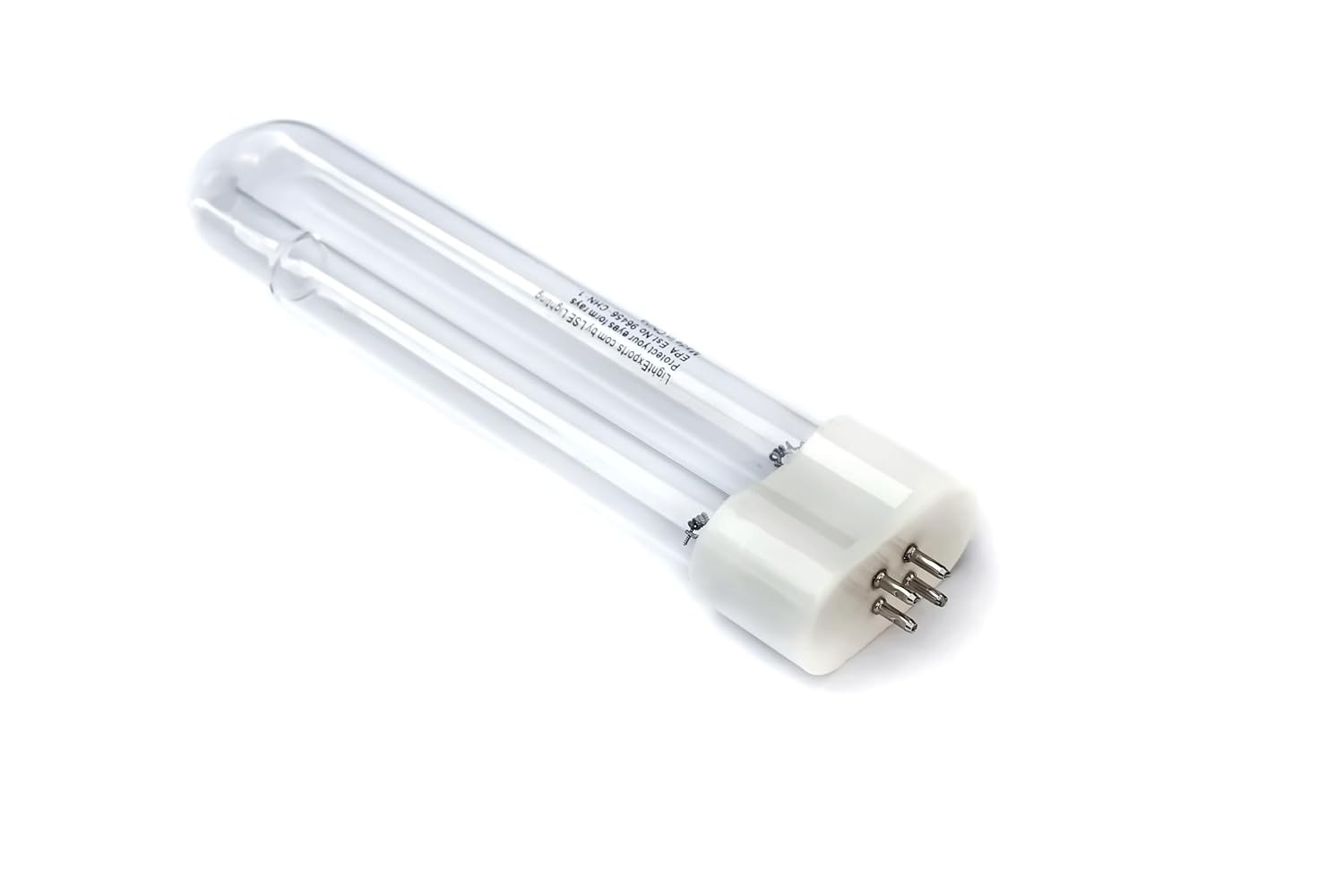 LSE Lighting UV Lamp | Compatible with Tri-Med 2119 2265 102084 102237 UVF I UVF II TFU-8 TFUO-8 | 9" Quartz Ultraviolet Bulb | 4-Pin Square Base | 254nm 425mA | Designed in USA