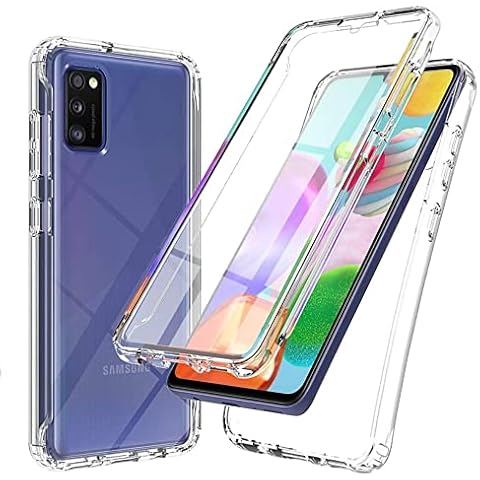 AMAZE!UK Compatible with Samsung Galaxy A53 5G Case, Premium Shock Proof 360 Crystal Hybrid Bumper Mobile Phone Cover (Hard PC Back + Flexible Front TPU) (Samsung Galaxy A53 5G) Clear Cover