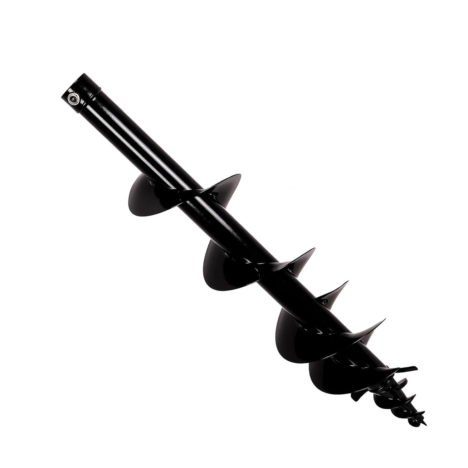 Alloy Steel Auger Drill Bit 34in, 8in Auger Rod for Hydraulic Drive Unit. 87cm Max Drilling Depth, 1.8in Connection Port. Direct Replacement for Earth Drilling, Planting, Construction.
