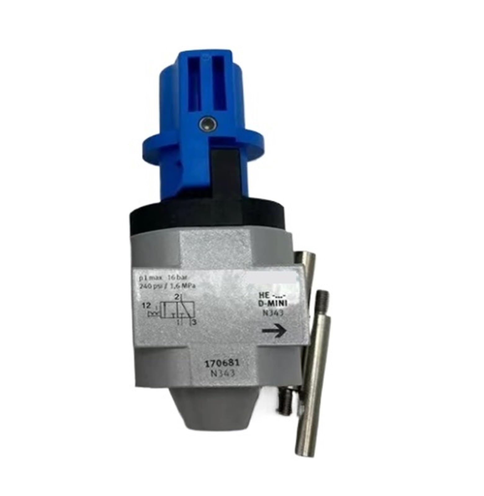 Hqdrcy One Color Switch Valve He-D-Mini 170681 For Industry, Manufacturing