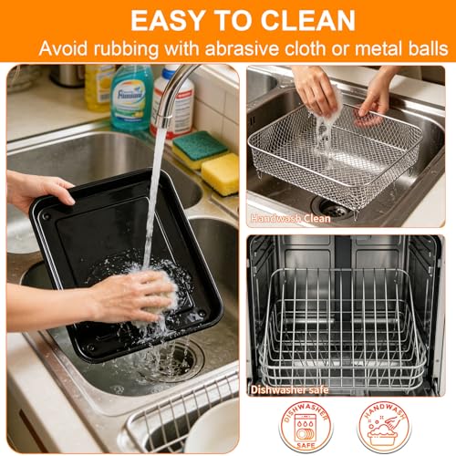 Four friteuse air Ninja French Door FO101 pièces rechange 3 en 1 - 6