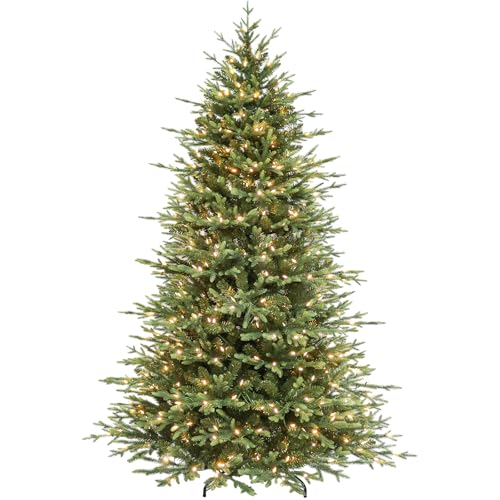 Hykolity 7.5 ft Prelit Artificial Christmas Tree, 2933 PE&PVC Branch