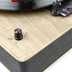 Fenton RP161LW Platine Vinyle Bluetooth Stéréo – Bois Clair, Deux Haut-Parleurs, Streaming Audio Bluetooth, 3 Vitesses 33-45-78 TR/Min, Style Rétro, Idéal pour Écouter Vos Vinyles et Musiques - Les Beatles, Paul McCartney, John Lennon, RIngo Starr, George Harrison Fenton RP161LW Platine Vinyle Bluetooth Stéréo - Bois Clair, Deux Haut-Parleurs, Streaming Audio Bluetooth, 3 Vitesses 33-45-78 TR/Min, Style Rétro, Idéal pour Écouter Vos Vinyles et Musiques – Image 5