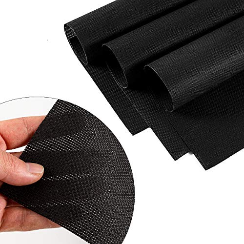 6 Pieces 14 Count Aida Cloth Classic Reserve Cross Stitch Cloth 12 Inch X 18 Inch (Black) #TOP4