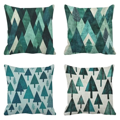 Housse de coussin extérieur imperméable 45x45 anti tache pour terrasse