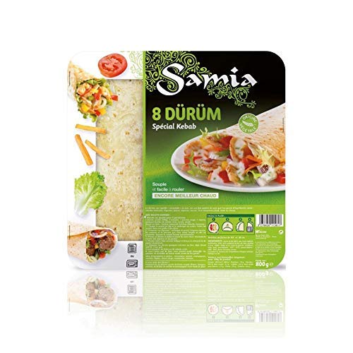 SAMIA - Pain Durum Spécial Kebab 800G - Lot De 3 - livraison offerte