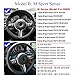 Goodithy Multifunction M Sport Steering Wheel Control Buttons, Steering Wheel Button Knob Switch Trim Replacement for BMW M Series F10 F11 F30 F31 F34 F01 F02 F07 F06 F12 F25 F15 F16 (Model B Set)
