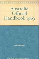 Australia Official Handbook 1963 B008Q26P30 Book Cover