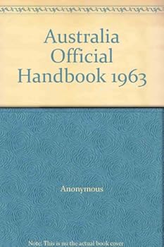 Paperback Australia Official Handbook 1963 Book