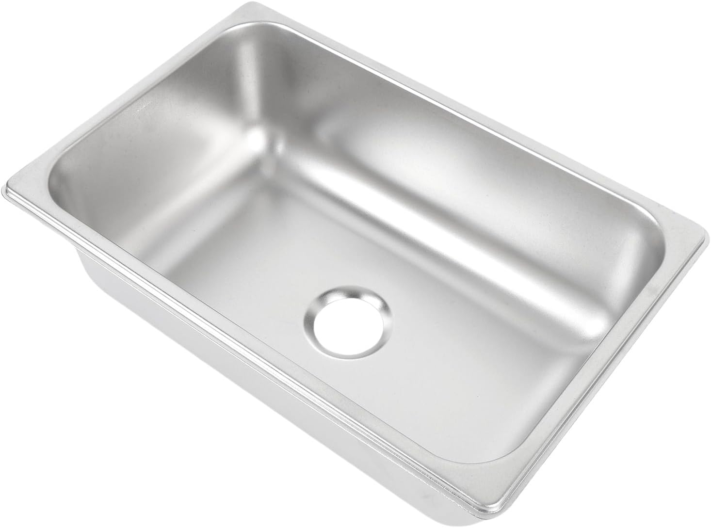 RV Kitchen Sink, Undermount Single Bowl Kitchen Sink Stainless Steel Drop In Hand Wash Basin with 40mm Drain Port, for RV Boat Motorhome, 12.44x8.11x3.94in