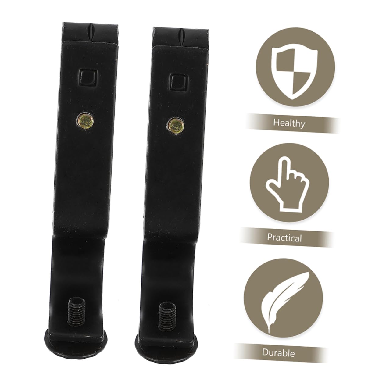 10pièces Supports De Tringle à Rideau Lot pour Mur Compatible avec Tringles Rideaux Lourds Fenêtre Porte Et Vêtements Simple Délicat