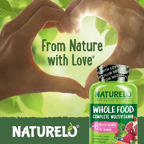 NATURELO Whole Food Multivitamin for Women Energy and Heart Health vegetarian - Image 6