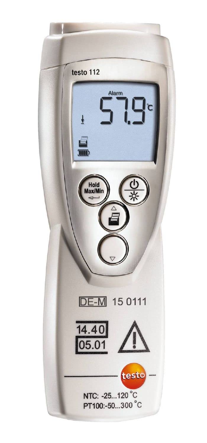 testo - 112 Temperaturmessgerät - 0560 1128 01 - Temperaturmessgerät - konformitätsbewertet zur Messung von Temperaturen