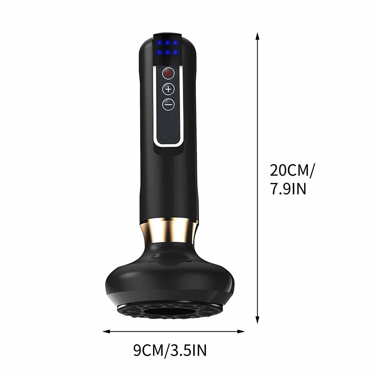 Générique Masseur Anti Cellulite,Ventouses Electrique Anti Cellulite à Main électrique,Masseur De Graisse Corporelle Réglable à 12 Niveaux pour l'abdomen,Les Cuisses