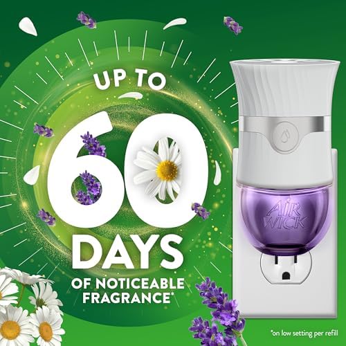 Air Wick Plug in Scented Oil Refill, 10ct, Lavender & Chamomile, Air Freshener, Essential Oils, Eco Friendly - Thumbnail 2