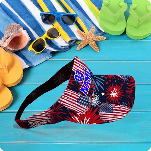 Image of Custom Visor Hat for Men Women Personalized Design Your Own Text Logo Adjustable Sport Baseball Cap