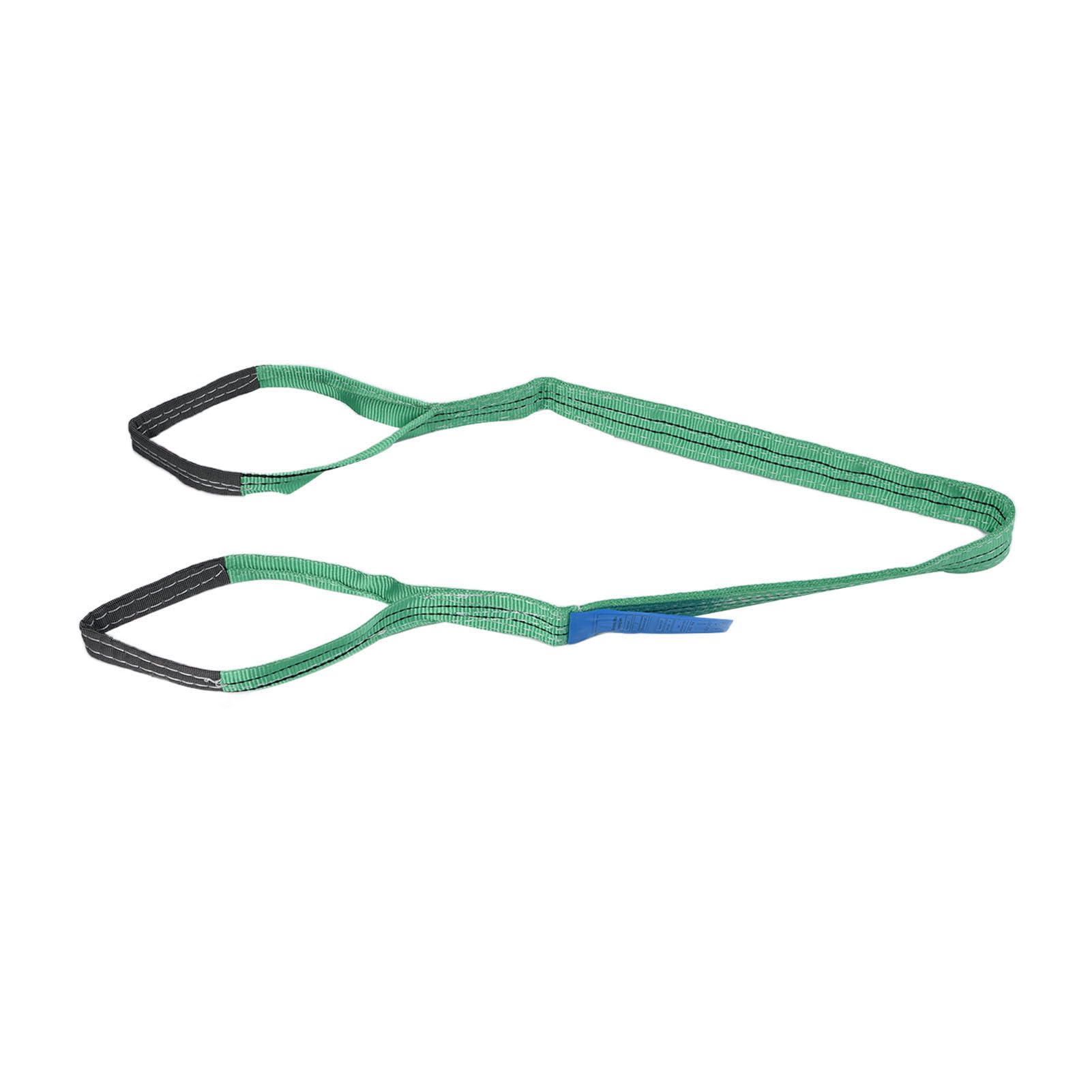 2T Load Capacity, Lifting Slings Straps Heavy Duty Flat for Ship Machines Web High GTH Polyester Colorful Webbing 3meter 9.84ft Ports 9.84 Ft (#3)