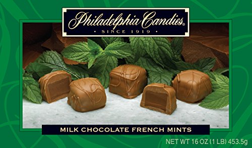 french creams candy - Philadelphia Candies French Mint Meltaway Truffles, Milk Chocolate 1 Pound Gift Box