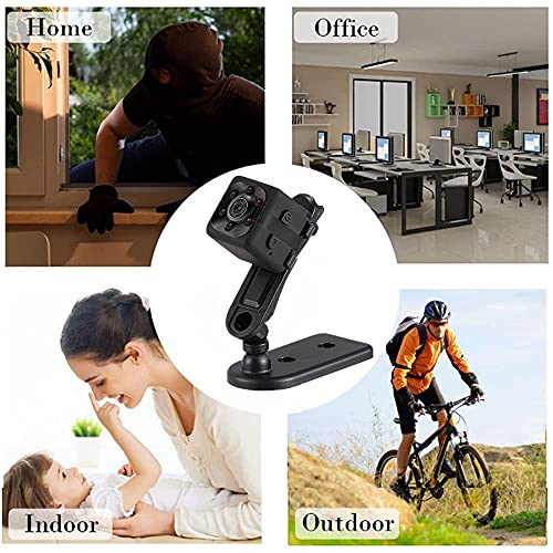 Qebidum Hidden Camera Spy, Full Hd 1080P Mini Cop Cam, Rechargeable Battery Powered Night Vision Motion Activated Nanny Tiny Digital Recorder Small Body Sports Dvr Micro Surveillance Camera #TOP7